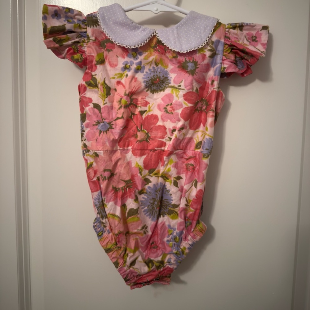 6-12 month Holley + sage floral bodysuit